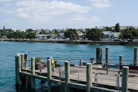 pier at auckland, new zealand