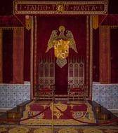 the throne of the Spanish Palace