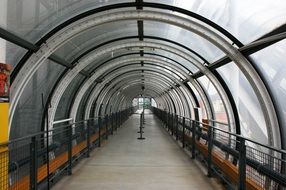 tunnel in pompidou museum