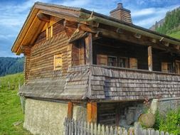 switzerland log house