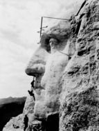 mount rushmore old picture