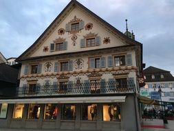 marketplace at old town, austria, vorarlberg