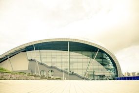 Building of a concert hall in Newcastle-upon-Tyne