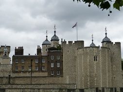 Historical towers in London city