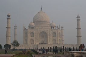 ancient taj mahal india castle