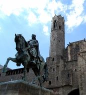 horse and knight monument