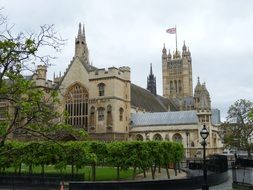 parliament facade london england