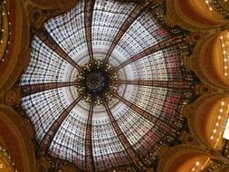 galerie lafayette landmark interior view