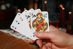 the combination of cards Full House in poker