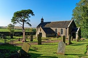 church graveyard