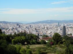 barcelona architecture panorama