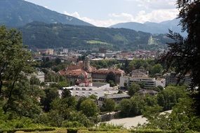 view of the city in austria