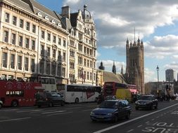 houses of parliament in London on a sunny day