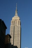 view of the Empire State Building in New York city (Big Apple)