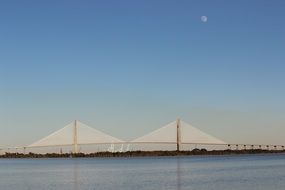 Overwater bridge in Florida