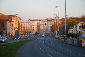 street in downtown of vienna