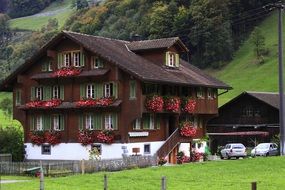 chalet in the mountains of Switzerland