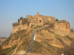 road to the village of Civita di Bagnoregio