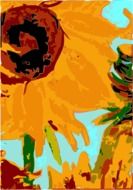 yellow van gogh sunflowers
