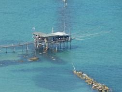 Fisherman's house in water