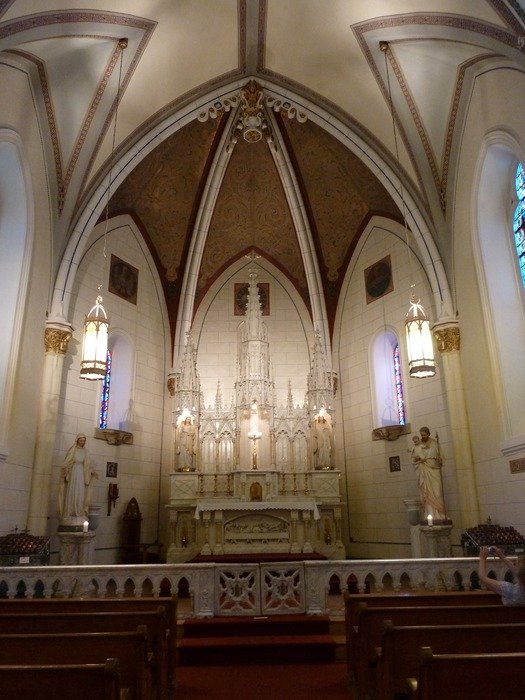 Photo of inside of the religion church