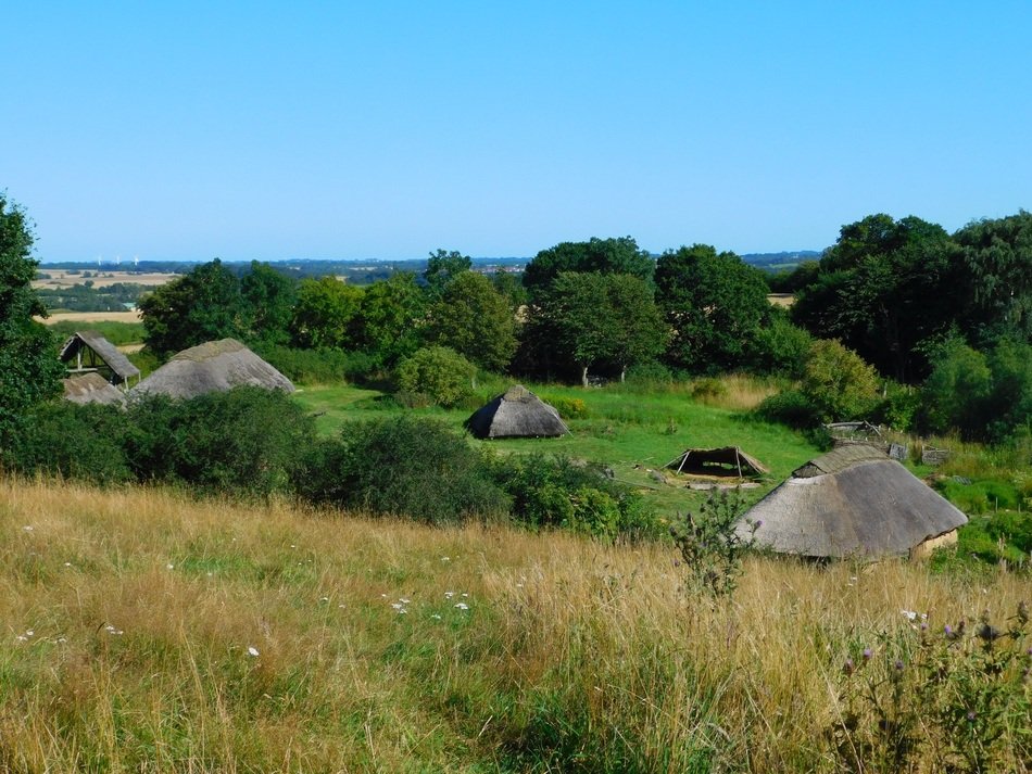 Landscape of Viking village in copenhagen