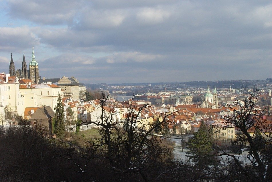 winter in the prague