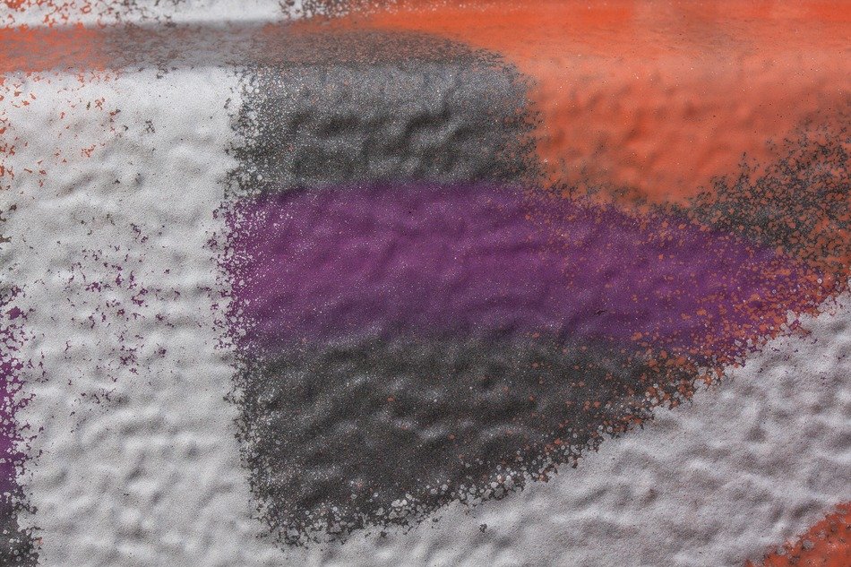 colorful graffiti on the wall