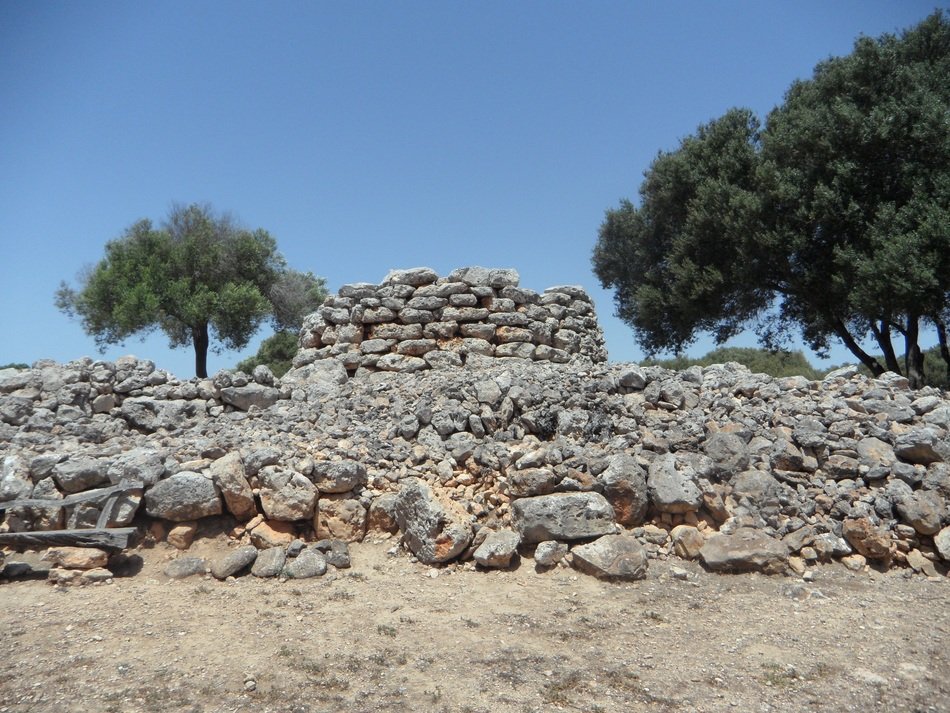 stone ruins from early history, mallorca