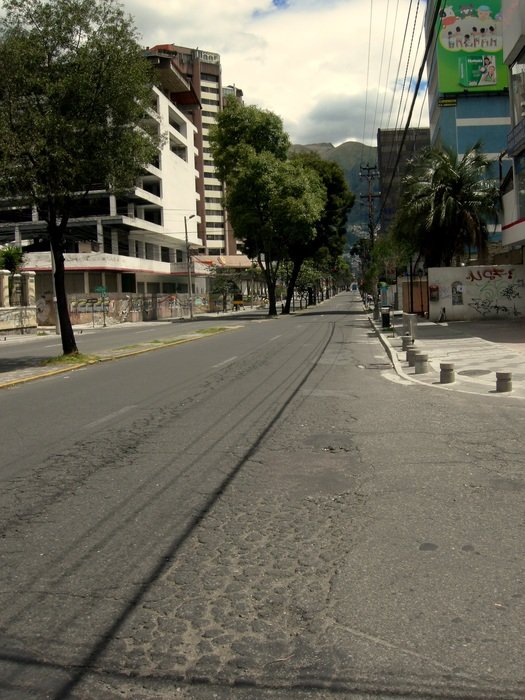 street of the city Quito