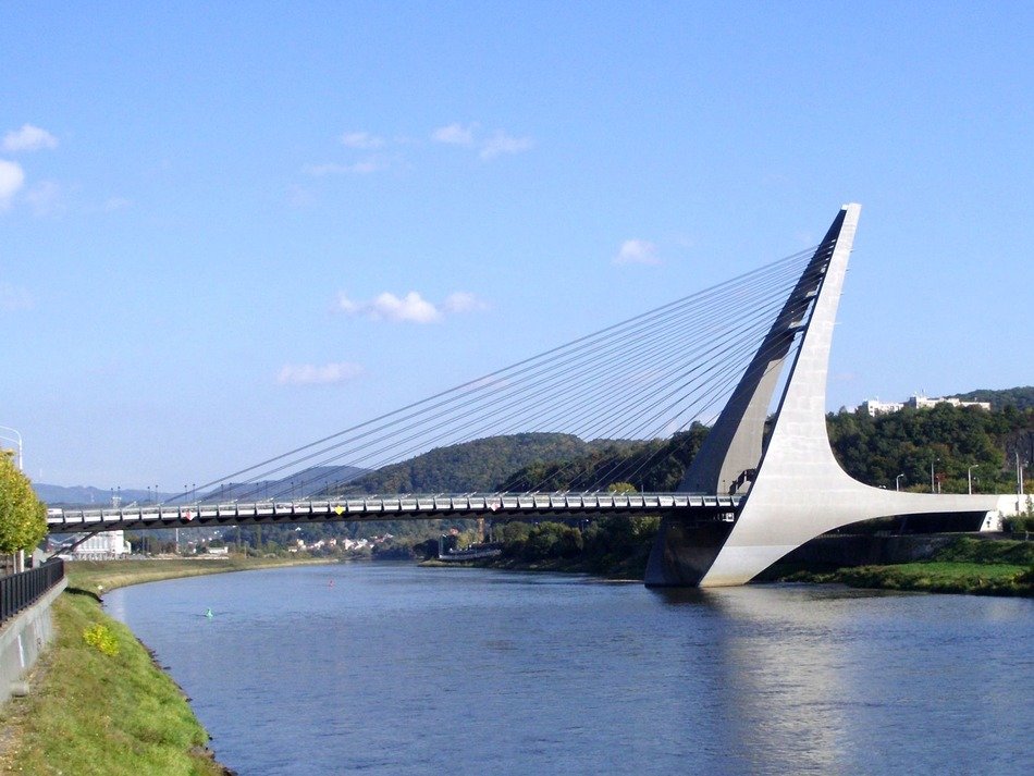 suspension bridge in Czech Republic