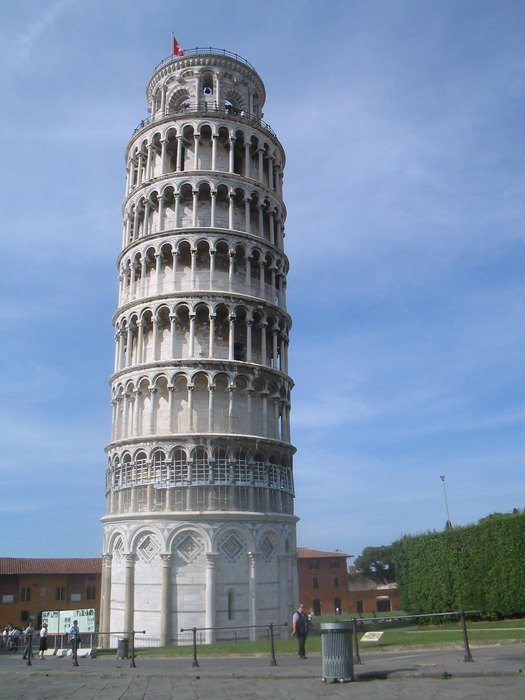 Pisa Tower,leaning bell tower in Italy