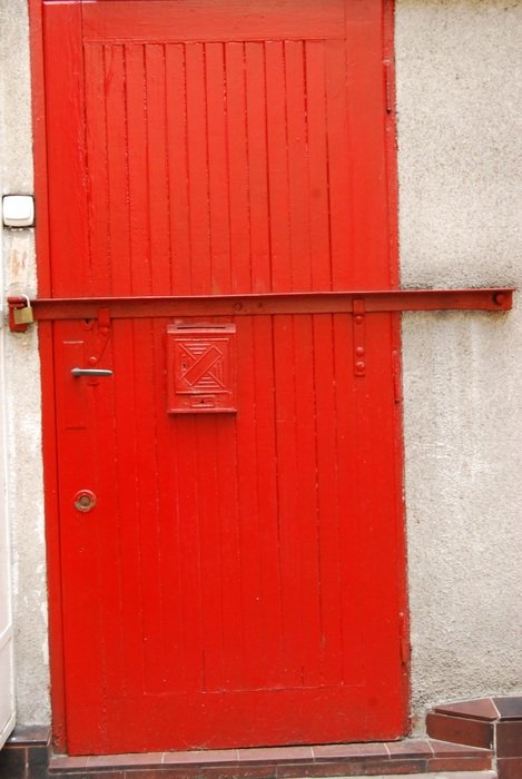 Photo of the red door
