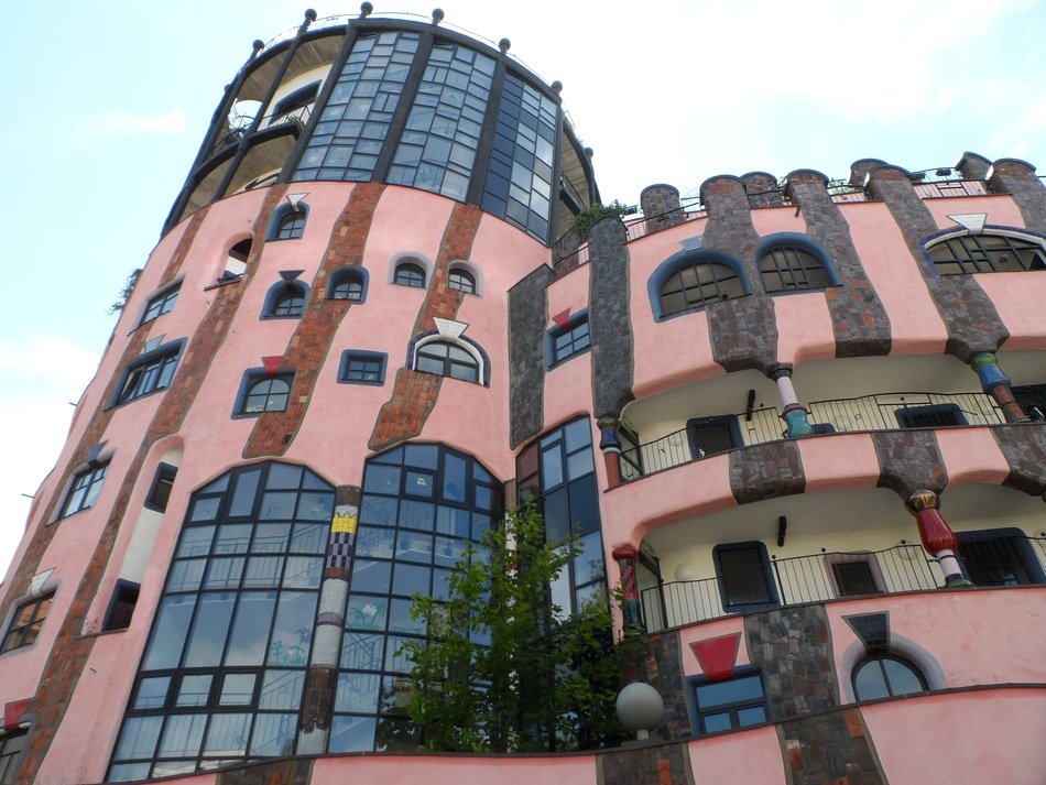beautiful but wierd building in magdeburg