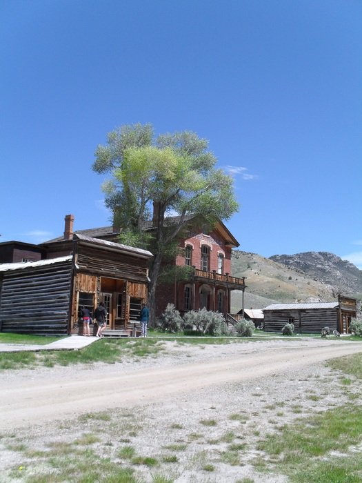 Houses in the abondened Ghost Town