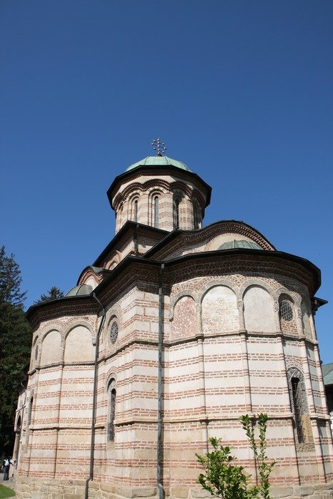 cozia monastery buildings, Romania, calimanesti