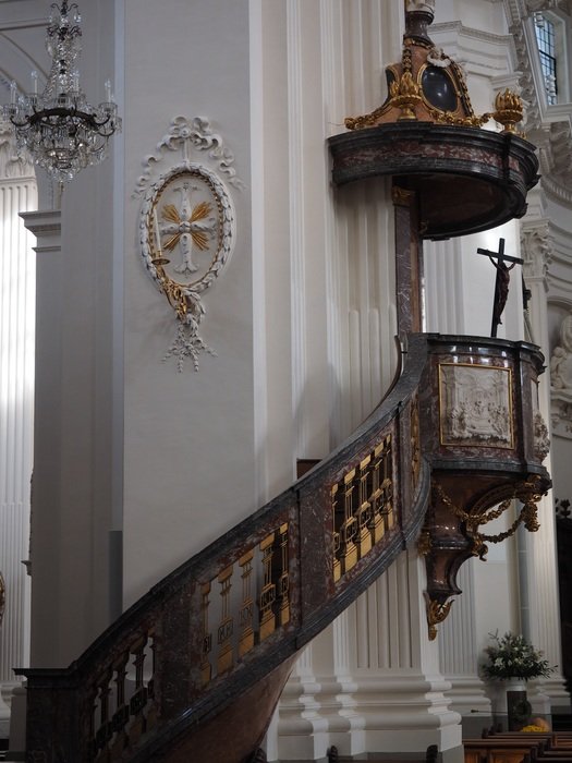 interior of the cathedral of saint ursen