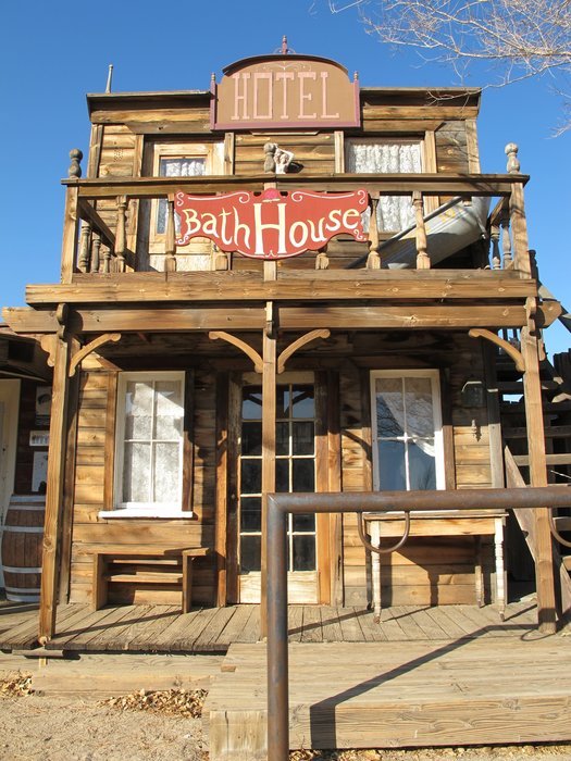 Wooden Bath house in the Western Town