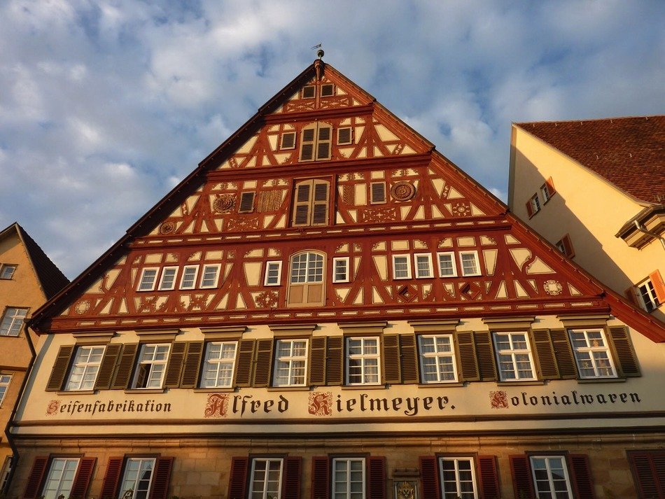 Photo of historical Facade in esslingen