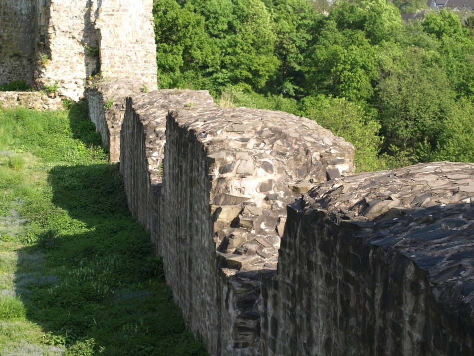 medieval fortress wall in Blankenberg