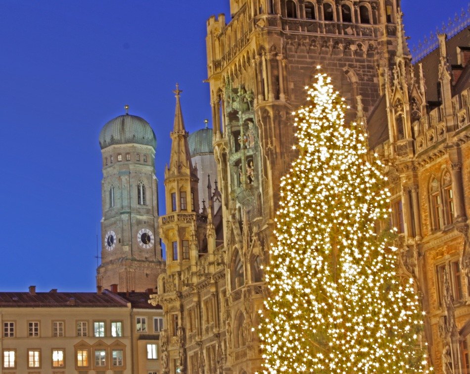 Christmas tree in Munich