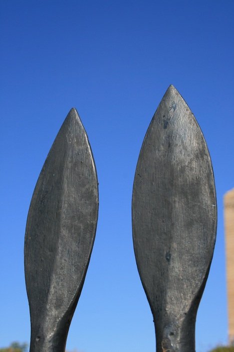 metal weapon near Voortrekker monument