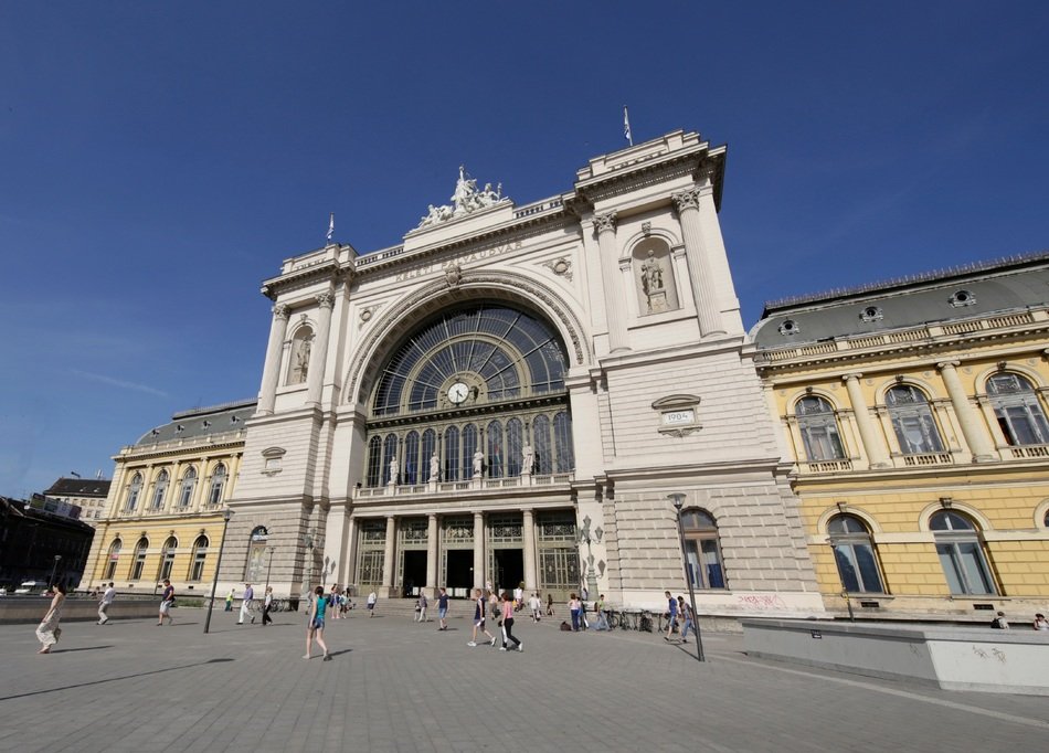Photo of train station in Budapest
