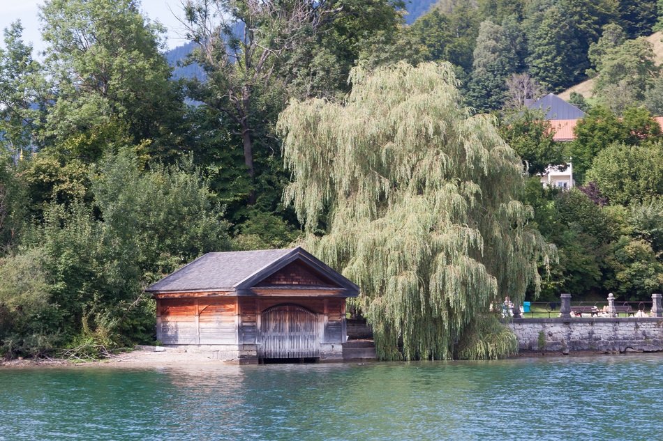 boat house on Lake Tegernsee, Germany