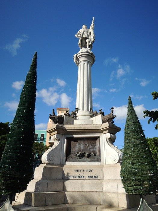 stone monument in puerto rico