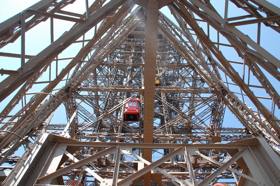 lift at the Eiffel Tower