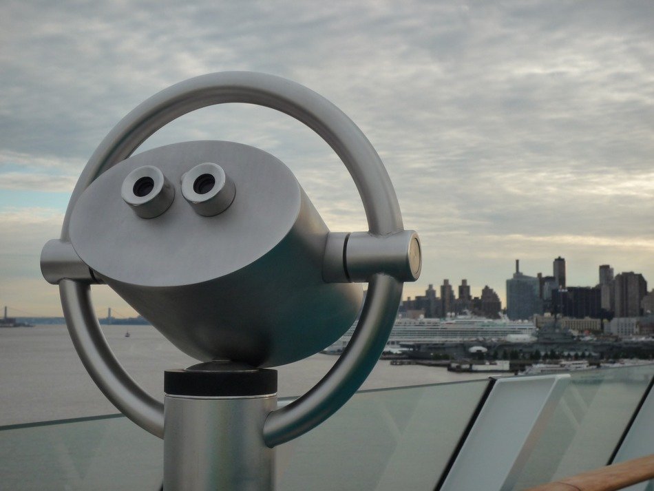 look at the cityscape of New York