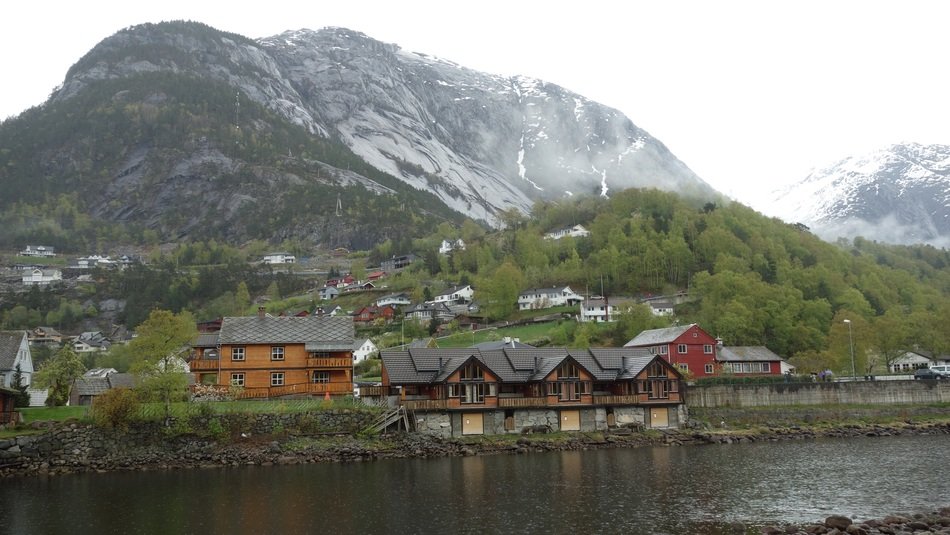 quiet Eidfjord in Norway