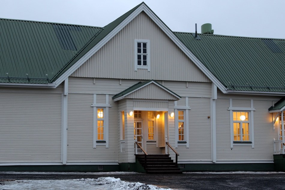 cozy light in the Finnish alakylÃ¤ school