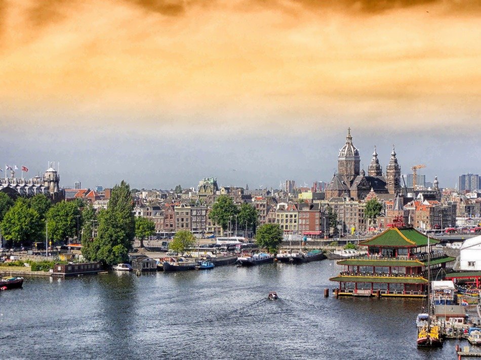 panorama of the Amsterdam